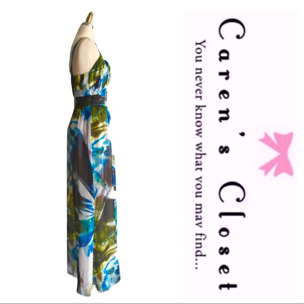 Wayne Cooper Silk Tie Dye Maxi Dress - Picture 2 of 5